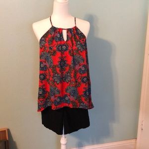 Red keyhole top Stitch Fix